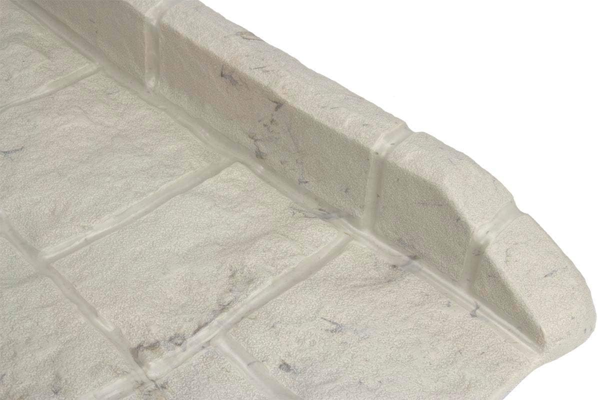 Easy Assembly Downspout Splash Block, Poly Composite, Light Taupe