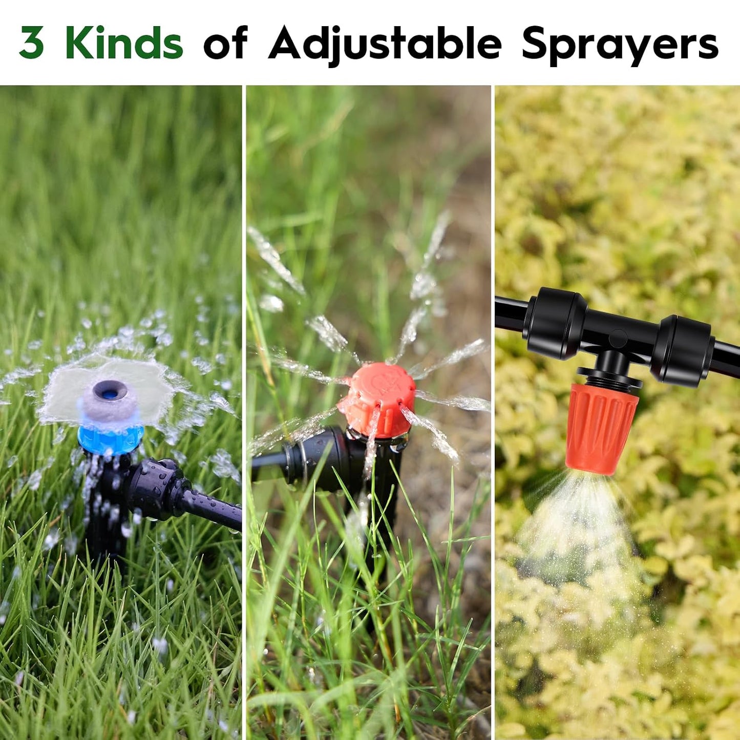 160FT Quick-Connect Drip Irrigation System