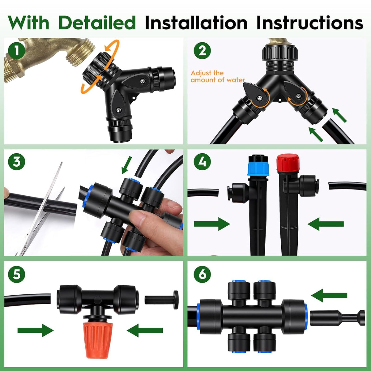 160FT Quick-Connect Drip Irrigation System
