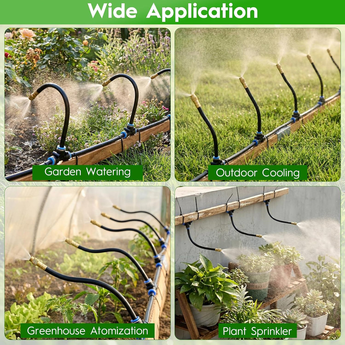 160FT Quick-Connect Drip Irrigation System