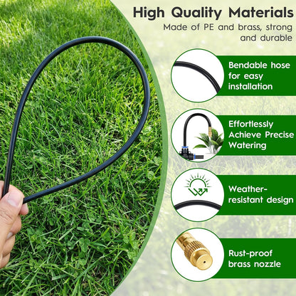 160FT Quick-Connect Drip Irrigation System