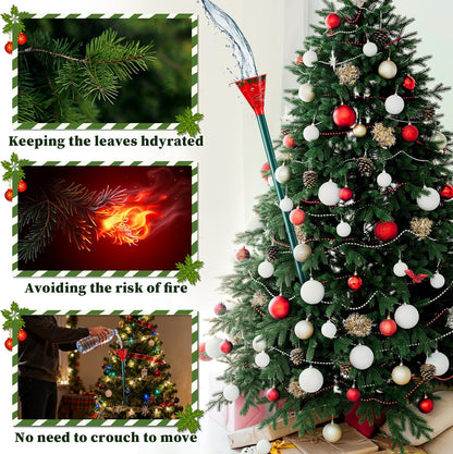 39.3 Inch Christmas Tree Watering Funnel,Christmas Tree Watering System Device,Long Tree Watering Funnel Spout for Indoor Outdoor Xmas Tree