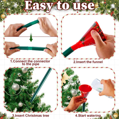 39.3 Inch Christmas Tree Watering Funnel,Christmas Tree Watering System Device,Long Tree Watering Funnel Spout for Indoor Outdoor Xmas Tree