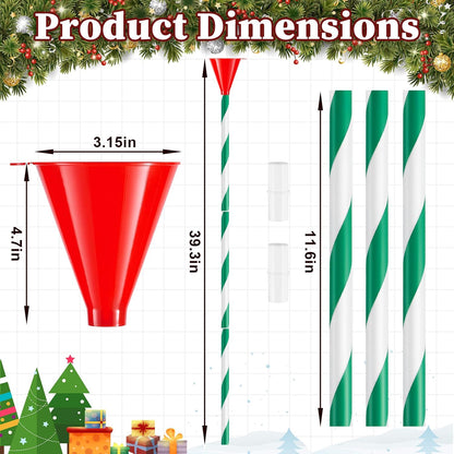 39.3 Inch Christmas Tree Watering Funnel,Christmas Tree Watering System Device,Long Tree Watering Funnel Spout for Indoor Outdoor Xmas Tree