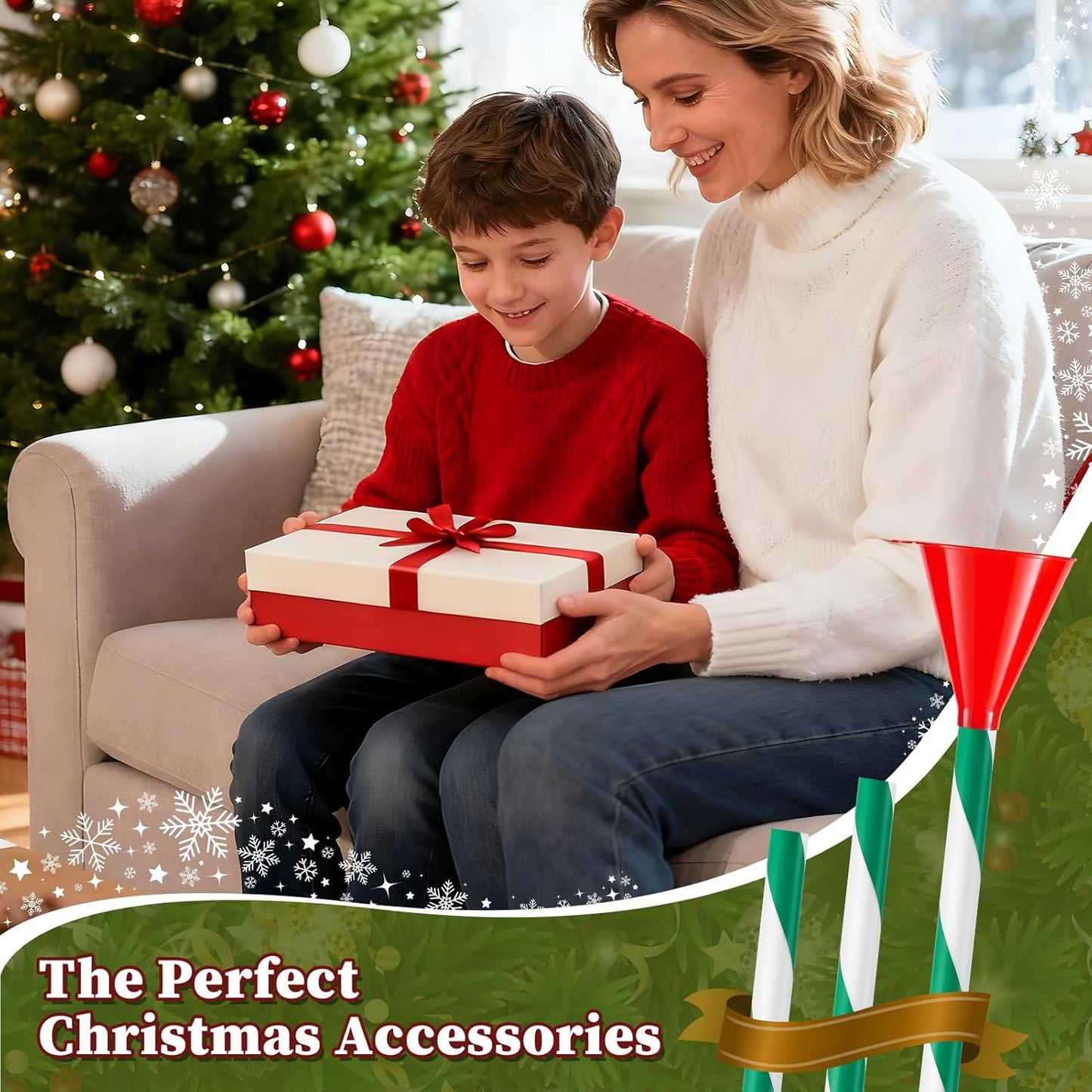 39.3 Inch Christmas Tree Watering Funnel,Christmas Tree Watering System Device,Long Tree Watering Funnel Spout for Indoor Outdoor Xmas Tree
