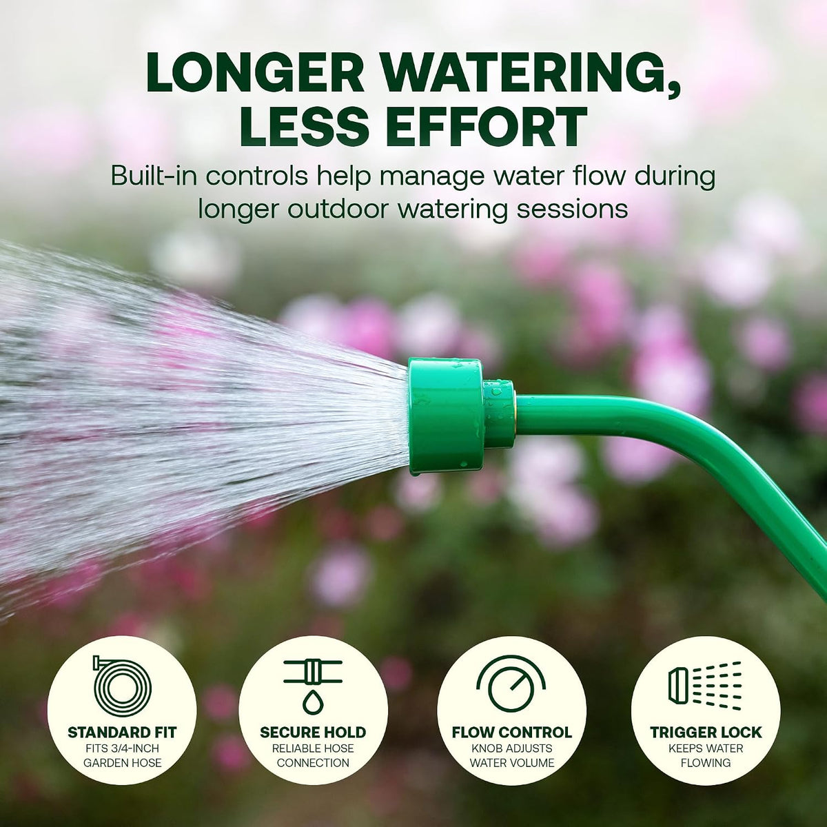 TRNZL8PWAND16 Watering Wand Garden Hose Nozzle, 16 Inch