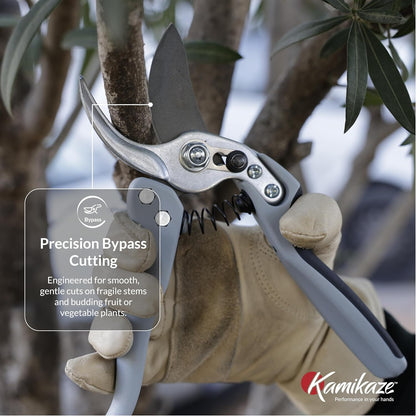 KM1-M FORCE ANVIL SHEAR- ANVIL PRUNER, Pruning Shears. Garden Pruners, Plant Pruners, Pruning Shears, Tefloned Blade Hand Pruner, Universal Garden Clippers great for garden and home