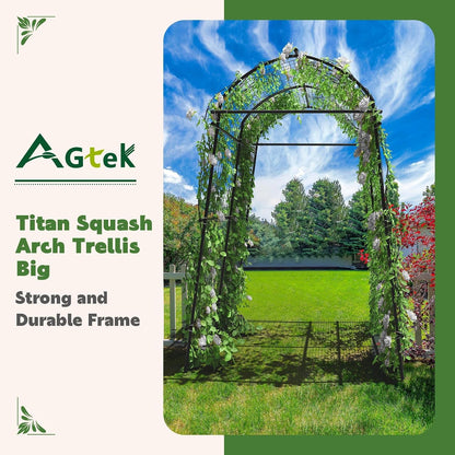 34" x 48" Foldable Metal Cucumber Trellis， for Climbing Plants, Cucumber, Vegetable, Flowers