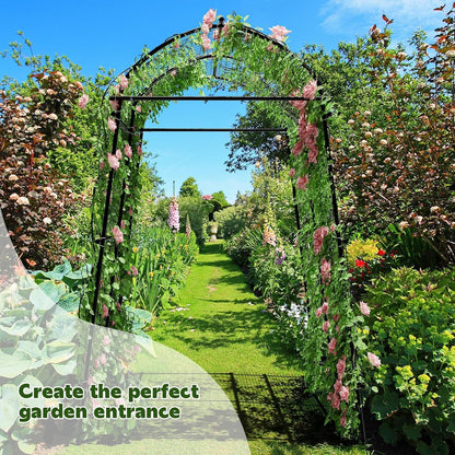 34" x 48" Foldable Metal Cucumber Trellis， for Climbing Plants, Cucumber, Vegetable, Flowers