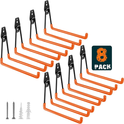 Garage Hooks Heavy Duty, Large Square Wall Hooks