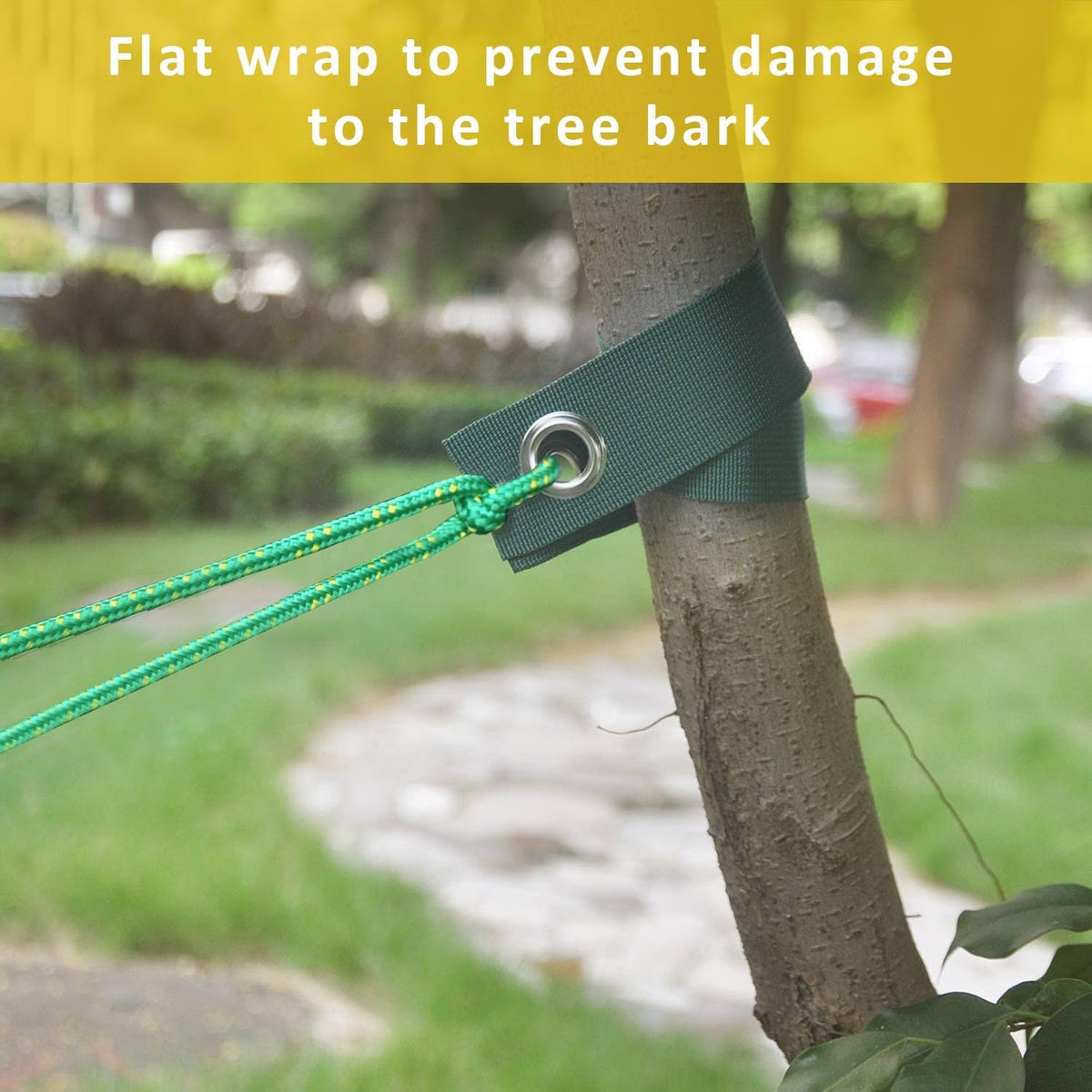 Tree Stake Kit, Heavy Duty Spiral Tree Stakes and Supports for Straightening Leaning or Young Trees, Protects from Harsh Weather