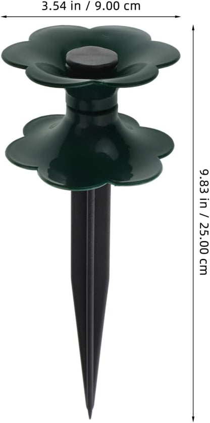 3pcs Garden Hose Guide Stakes 9.8inch Pvc Watering Pipe Winding Wheel Hose Guide Spikes for Flower Bed Plant Protection, Easy Installation