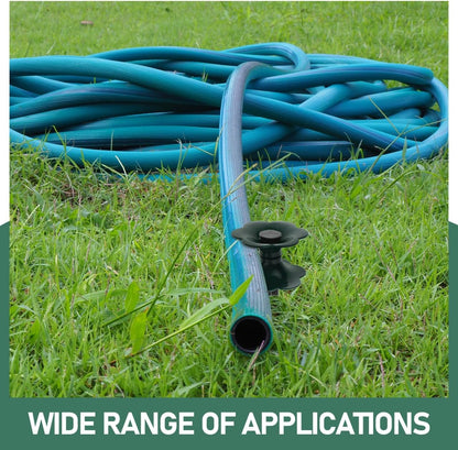3pcs Garden Hose Guide Stakes 9.8inch Pvc Watering Pipe Winding Wheel Hose Guide Spikes for Flower Bed Plant Protection, Easy Installation