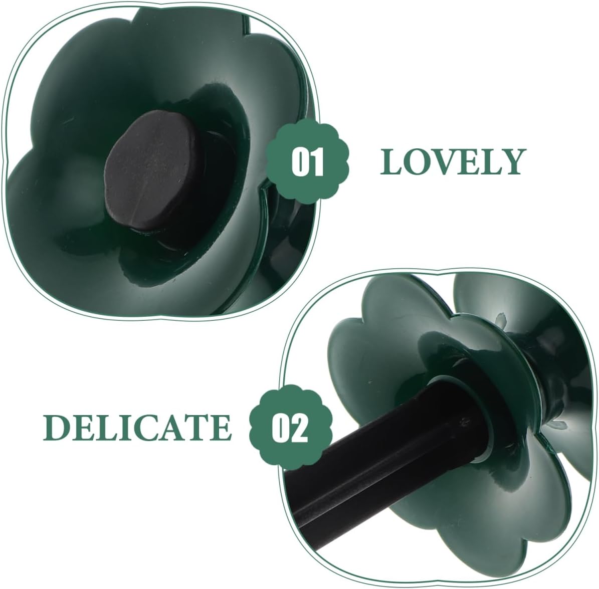 3pcs Garden Hose Guide Stakes 9.8inch Pvc Watering Pipe Winding Wheel Hose Guide Spikes for Flower Bed Plant Protection, Easy Installation