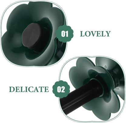 3pcs Garden Hose Guide Stakes 9.8inch Pvc Watering Pipe Winding Wheel Hose Guide Spikes for Flower Bed Plant Protection, Easy Installation