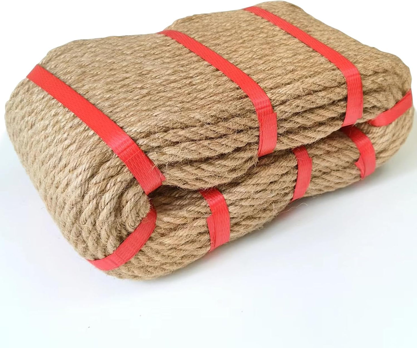 656 Feet 3Ply Jute Twine String, 2mm Natural Brown Thick Twine Rope for Crafts, Gardening, Tomato, Climbing Plant, Tie Floristry, Gift Wrapping Packing, Christmas, Wedding Decor