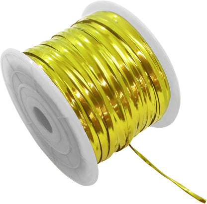 100 Yards Metallic Twist Ties Roll, 4mm, Gold