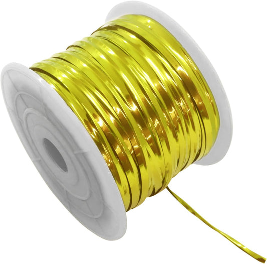 100 Yards Metallic Twist Ties Roll, 4mm, Gold