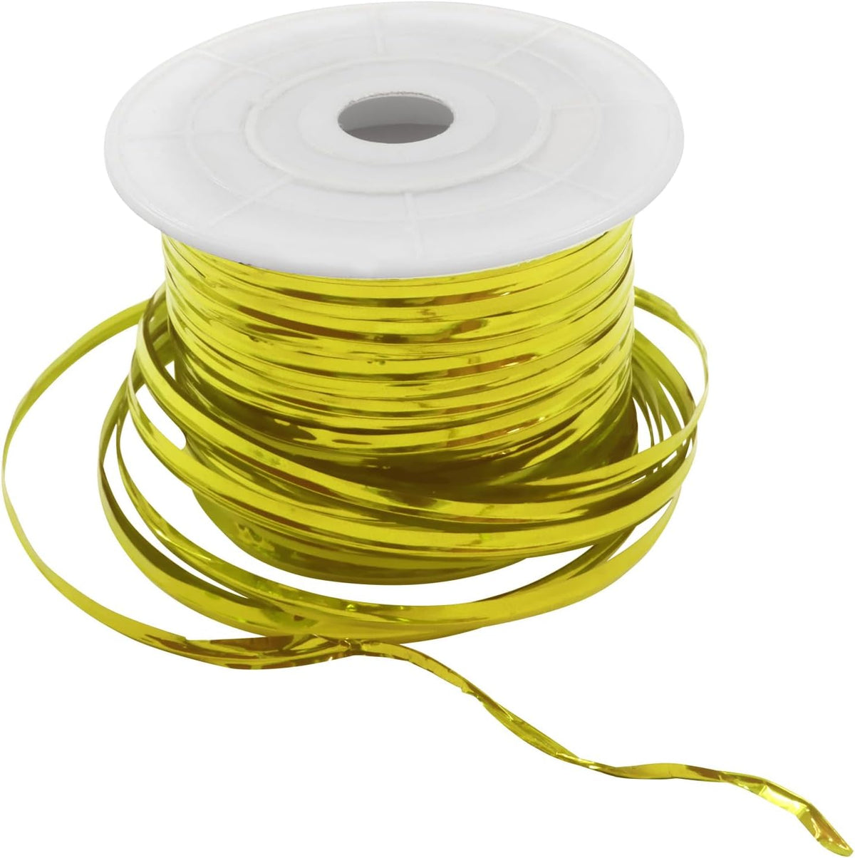 100 Yards Metallic Twist Ties Roll, 4mm, Gold