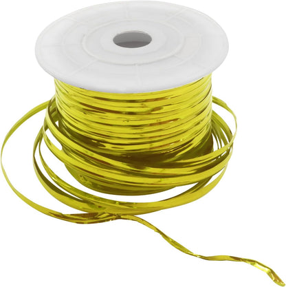 100 Yards Metallic Twist Ties Roll, 4mm, Gold