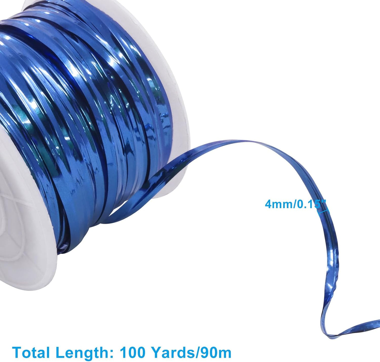 100 Yards Metallic Twist Ties Roll, 4mm, Gold