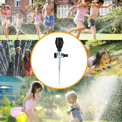 Impact Sprinklers for Yard, 360 Degree Rotating Adjustable Heavy Duty Pulsating Water Sprinkler Head with Aluminum Alloy Spike Base, for Lawn Patio Garden