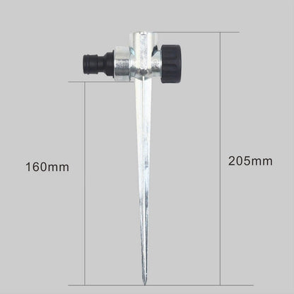 Impact Sprinklers for Yard, 360 Degree Rotating Adjustable Heavy Duty Pulsating Water Sprinkler Head with Aluminum Alloy Spike Base, for Lawn Patio Garden