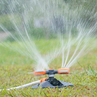Impact Sprinklers for Yard, 360 Degree Rotating Adjustable Heavy Duty Pulsating Water Sprinkler Head with Aluminum Alloy Spike Base, for Lawn Patio Garden