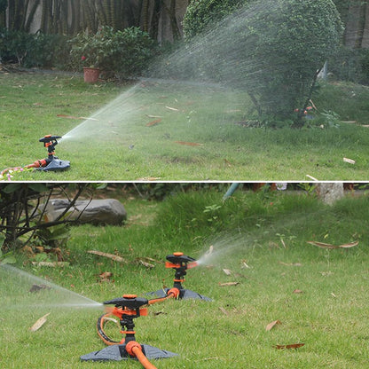 Impact Sprinklers for Yard, 360 Degree Rotating Adjustable Heavy Duty Pulsating Water Sprinkler Head with Aluminum Alloy Spike Base, for Lawn Patio Garden