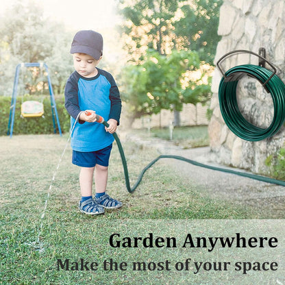 Wall Mounted Garden Hose Holder and Hose Hanger