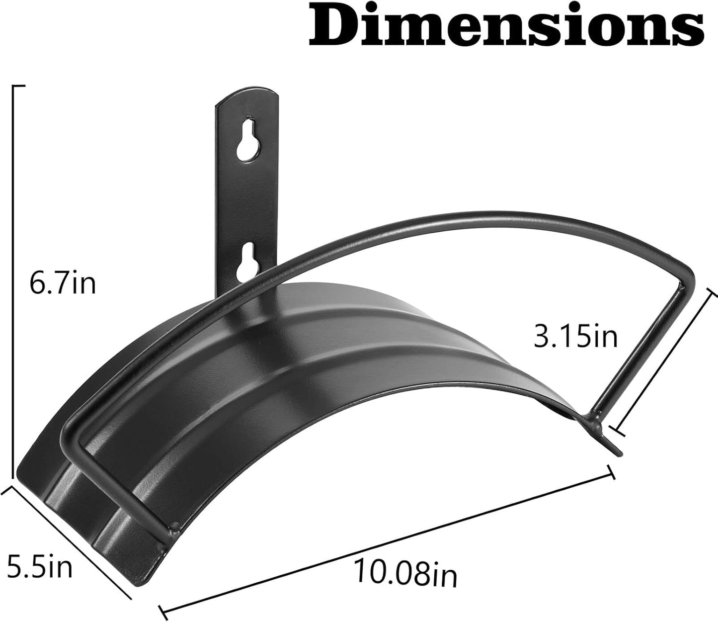 Wall Mounted Garden Hose Holder and Hose Hanger