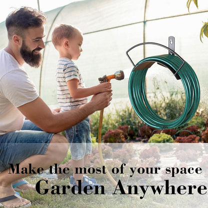 Wall Mounted Garden Hose Holder and Hose Hanger