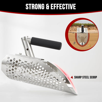 Sand Scoop for Metal Detecting, Metal Detector Accessories for the Beach