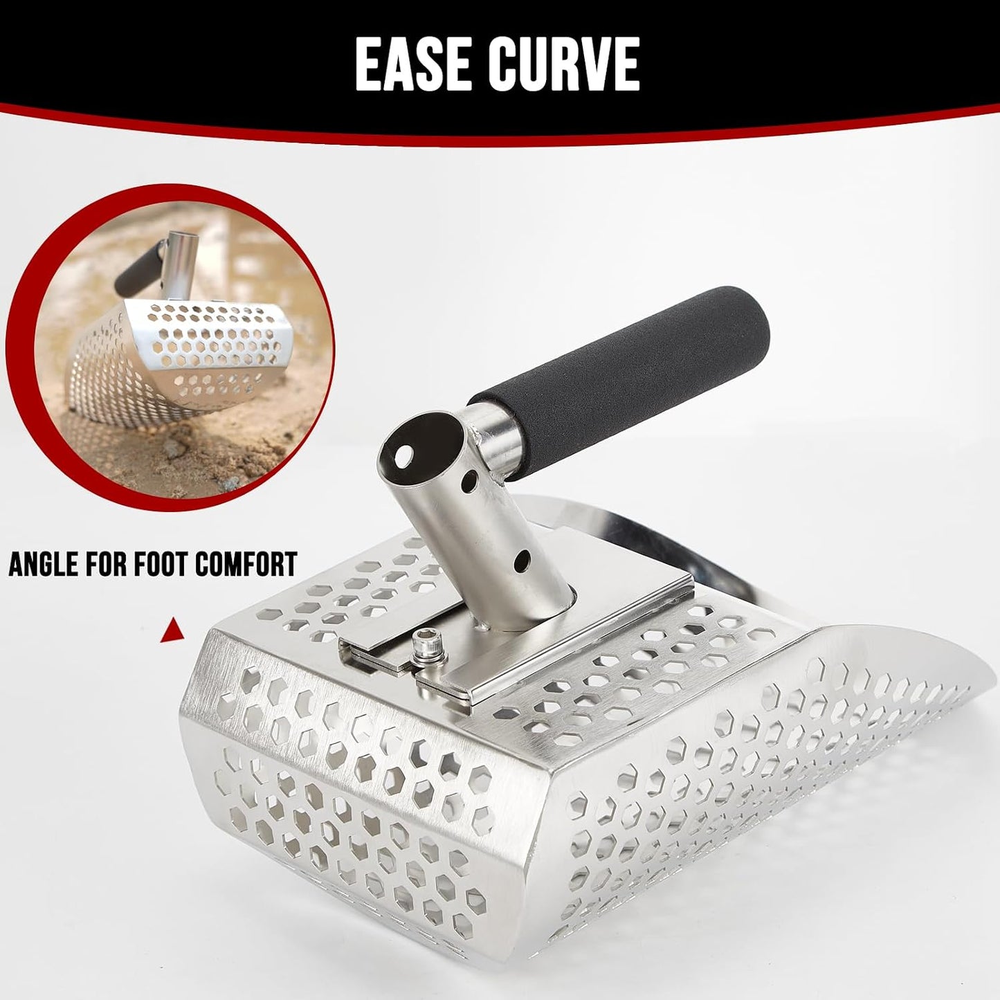 Sand Scoop for Metal Detecting, Metal Detector Accessories for the Beach