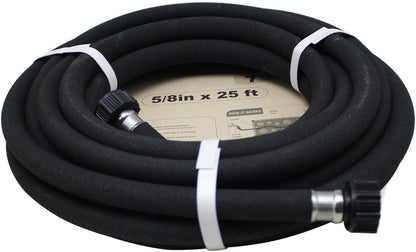 5/8" Soaker Hose 25 ft Round Rubber Garden Soaker Hoses, Heavy Duty Drip Hose for Watering Irrigation, Water Seeper Soaker Hoses for Garden, Lawn and Plants