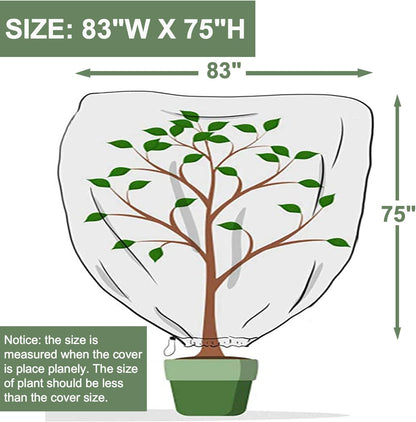 Plant Covers Freeze Protection 10 ft x 30 ft Floating Row Cover 0.9oz/yd² Garden Fabric Plant Cover for Winter Frost/Sun Pest Protection (10FT X 30FT)