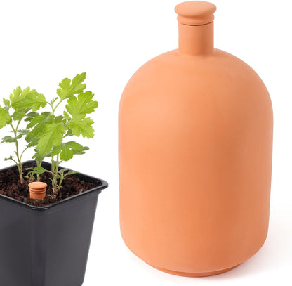 Ollas 8pcs 3.1 * 6inch Watring Can Pot Terracotta Self Watering Planter Insert Vacation Plant Care Olla Watering Terra Cotta Clay Irrigation Globes