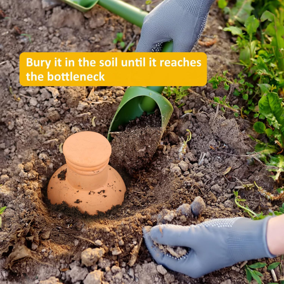 Ollas 8pcs 3.1 * 6inch Watring Can Pot Terracotta Self Watering Planter Insert Vacation Plant Care Olla Watering Terra Cotta Clay Irrigation Globes