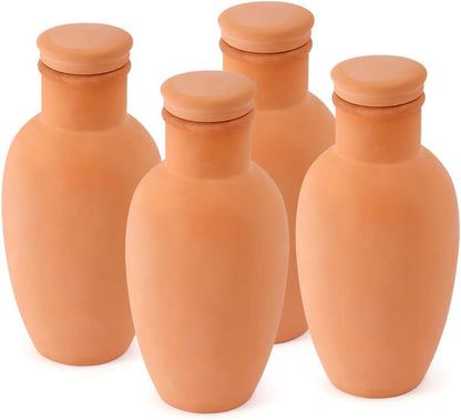 Ollas 8pcs 3.1 * 6inch Watring Can Pot Terracotta Self Watering Planter Insert Vacation Plant Care Olla Watering Terra Cotta Clay Irrigation Globes