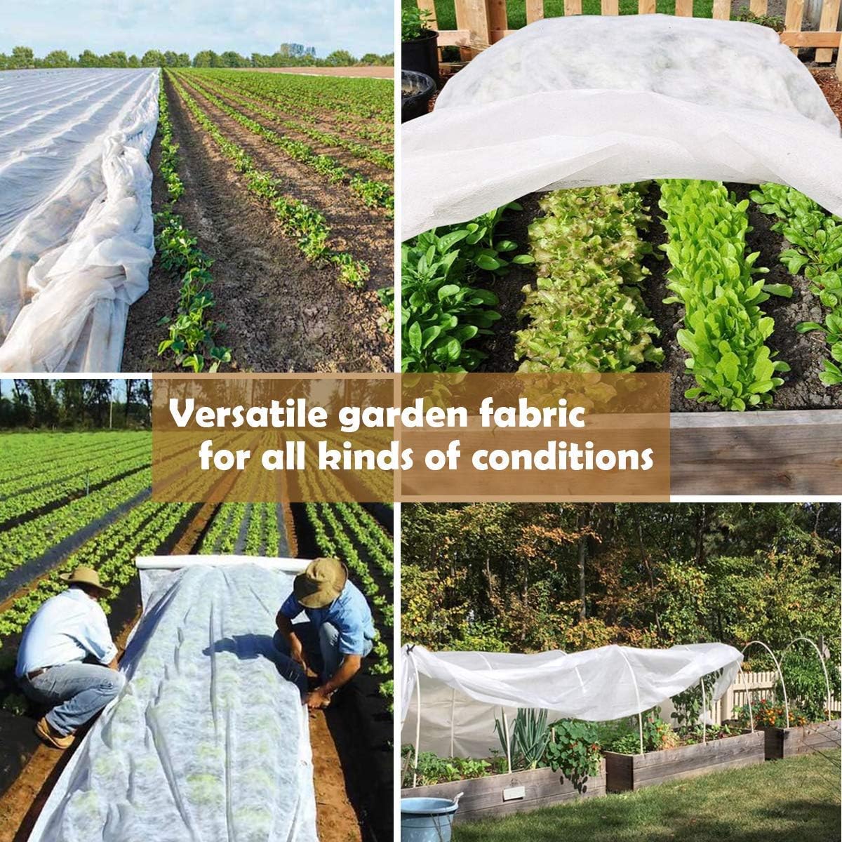10ftx33ft Garden Netting with Plant Covers Frost Protections Row Floating Covers for Veggie Garden