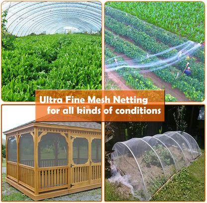 10ftx33ft Garden Netting with Plant Covers Frost Protections Row Floating Covers for Veggie Garden