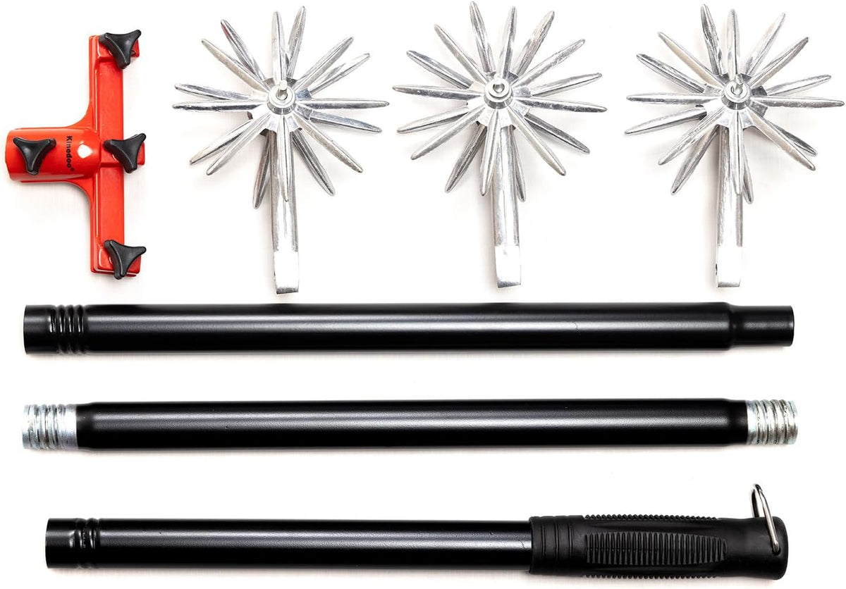 Garden Rotary Adjustable Cultivator Hand Tiller Tool for Aerating Planting