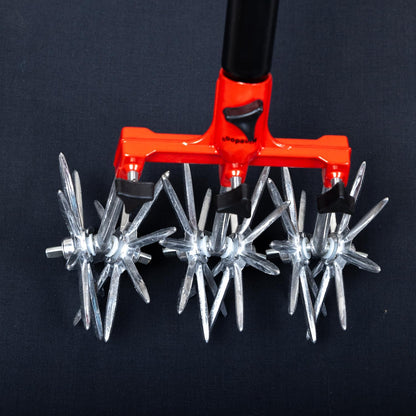 Garden Rotary Adjustable Cultivator Hand Tiller Tool for Aerating Planting