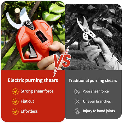 Electric Pruning Shears for Gardening 2.0"(50mm) Cutting Diameter
