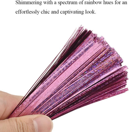 300Pcs 4inches Holographic Pink Metal Twist Ties Bread Candy Coffee Bag Ties Plant Garden Twist Ties for Cellophane Treat Bags Gift Wraping Bags Plastic Bags Party Cake Present Art Crafts