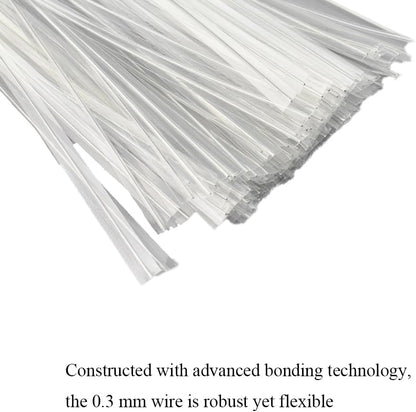 300Pcs 4inches Holographic Pink Metal Twist Ties Bread Candy Coffee Bag Ties Plant Garden Twist Ties for Cellophane Treat Bags Gift Wraping Bags Plastic Bags Party Cake Present Art Crafts