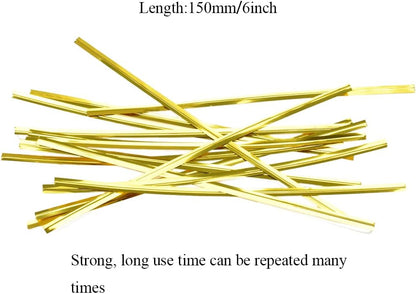 300Pcs 4inches Holographic Pink Metal Twist Ties Bread Candy Coffee Bag Ties Plant Garden Twist Ties for Cellophane Treat Bags Gift Wraping Bags Plastic Bags Party Cake Present Art Crafts