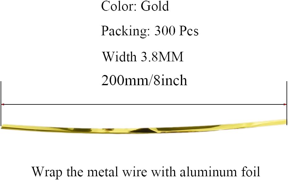 300Pcs 4inches Holographic Pink Metal Twist Ties Bread Candy Coffee Bag Ties Plant Garden Twist Ties for Cellophane Treat Bags Gift Wraping Bags Plastic Bags Party Cake Present Art Crafts