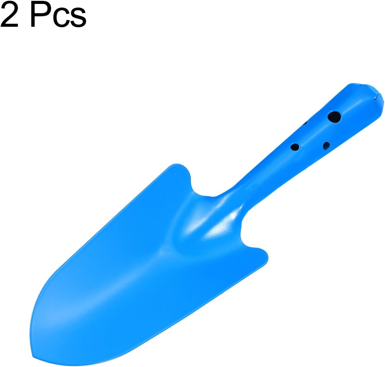 2pcs Mini Colorful Metal Hand Shovel 11" x 3" Digging Trowel Set Transplanting Garden Tools for Flower Soil Digging Planting Weeding Transplanting Garden, Pink
