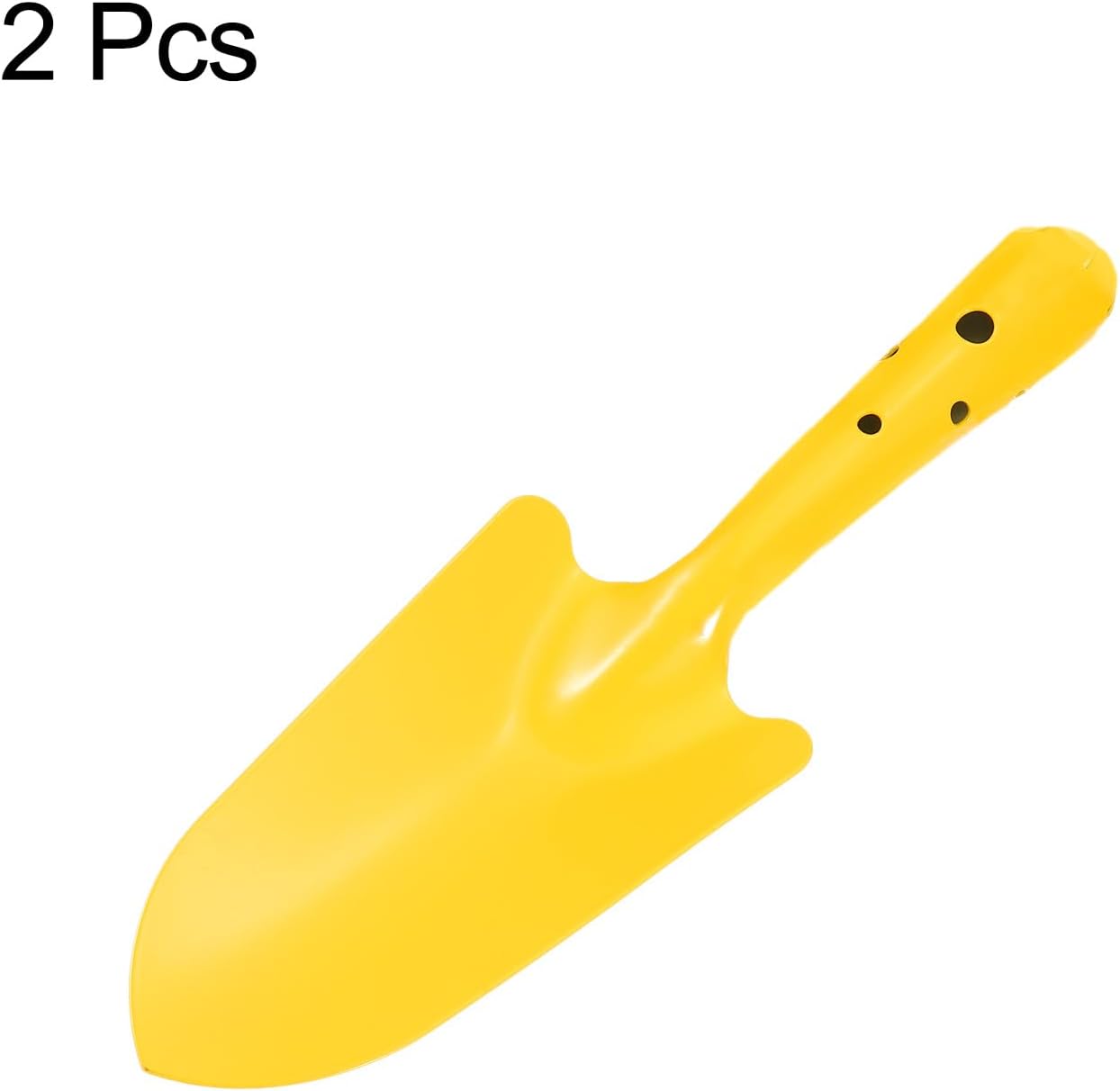 2pcs Mini Colorful Metal Hand Shovel 11" x 3" Digging Trowel Set Transplanting Garden Tools for Flower Soil Digging Planting Weeding Transplanting Garden, Pink